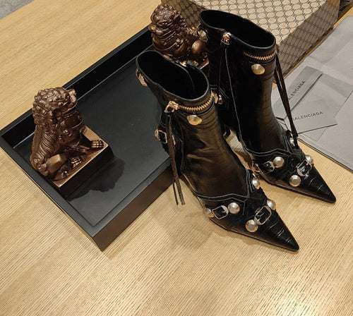 ‘Balenciaga’ Couture Boot Heel