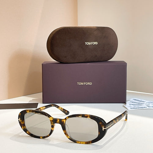 TOM FORD Oval Acetate Icon Sunglasses