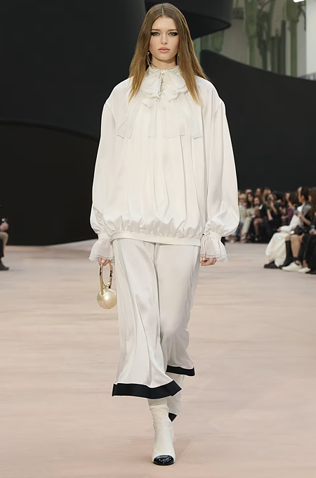 CHANEL Cruise Pearled Cylinder Minaudière with Gold Handle