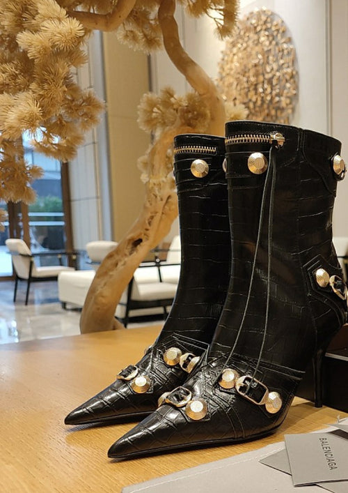 ‘Balenciaga’ Couture Boot Heel