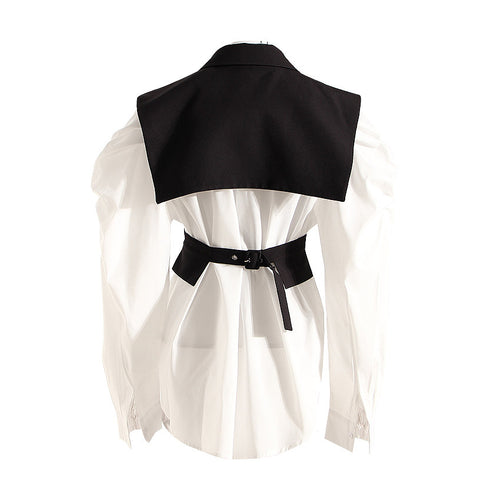 ‘Luxurova’ Blouse/Vest Set