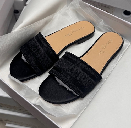 Velvet Dior Slides