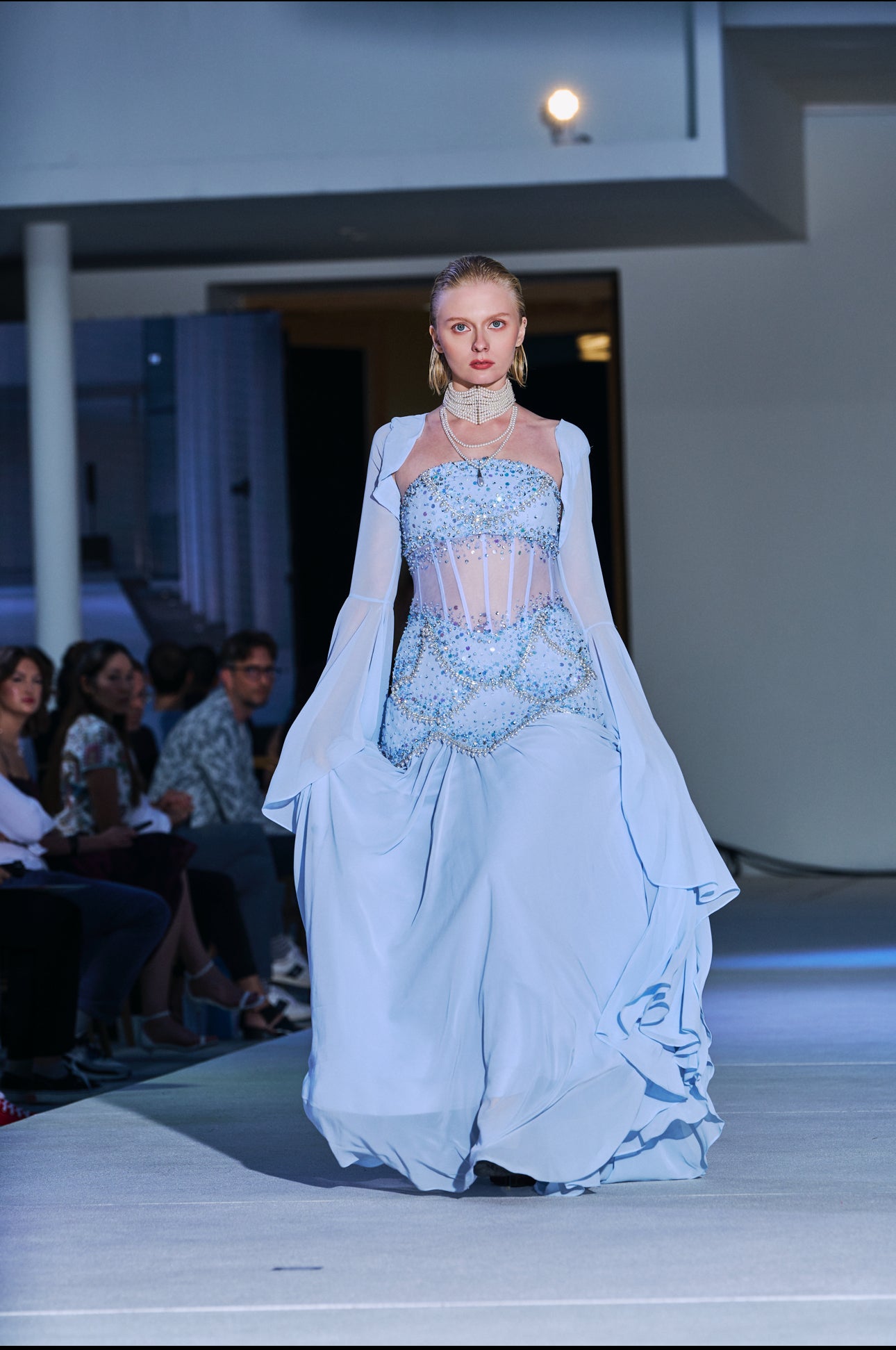 L’Azur Éternel Gown – Thailand Fashion Week Sky Blue / L