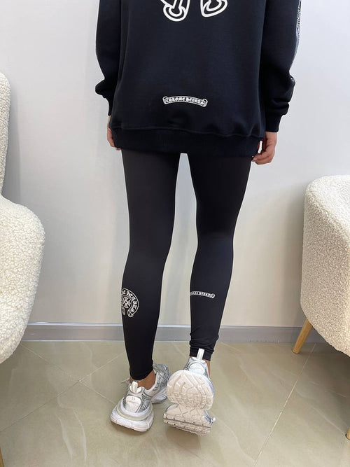 Chrome Hearts Signature Logo Stretch Leggings