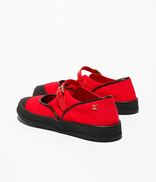 CHANEL Mary Jane Sneaker Ballet Flats