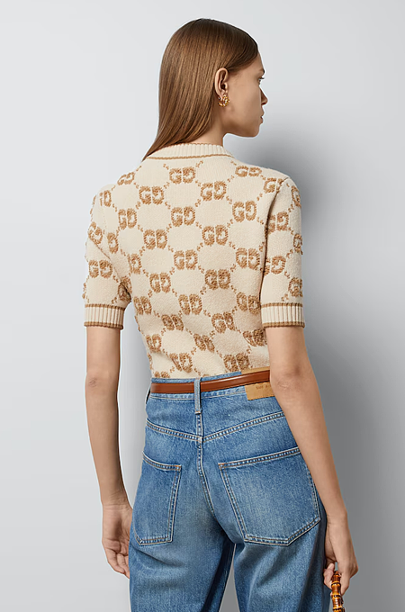 GG Monogram Knitwear Top for Women