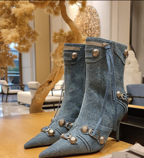 ‘Balenciaga’ Couture Boot Heel