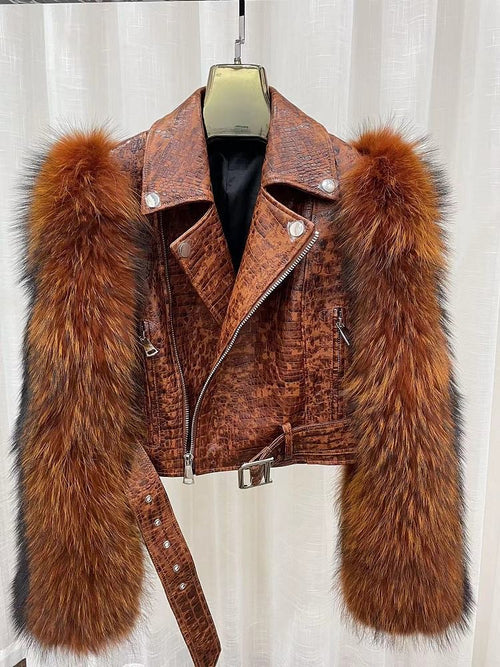 “Mercedes” Luxury Fur Jacket