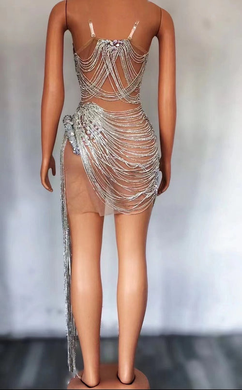 ‘Isadora Diamond’ Luxury Dress