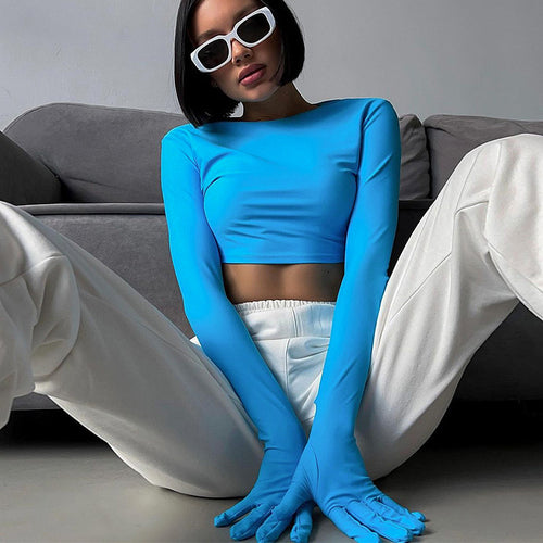 ‘Neo’ Gloved Top