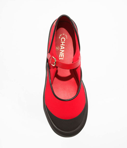 CHANEL Mary Jane Sneaker Ballet Flats