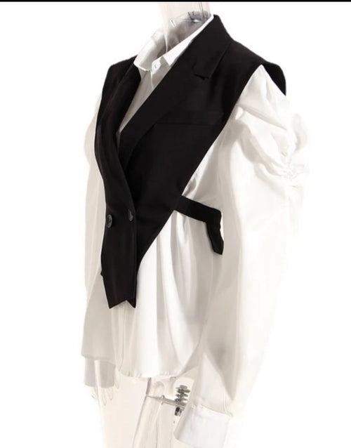 ‘Luxurova’ Blouse/Vest Set