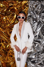 ‘Cristallo Selvaggio’ Luxe Blazer