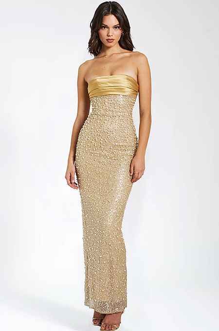 My Golden Hour Dress Gold / Small My Golden Hour Dress Gold / Small