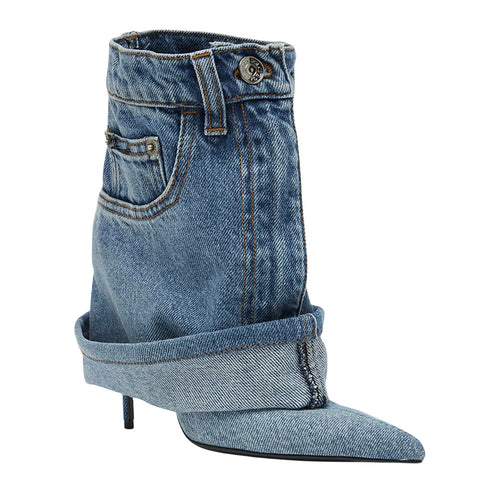 ‘Maribella Luxe’ Denim Ankle Heel
