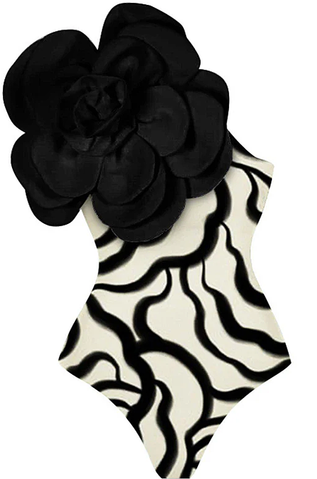 'Aureliana' Swimsuit In Zebra Print