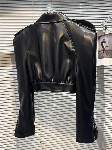 ‘Astra’ Leather Jacket