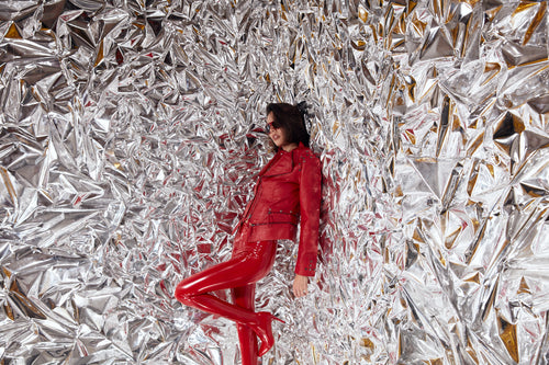 'Bellici' Studded Leather Jacket