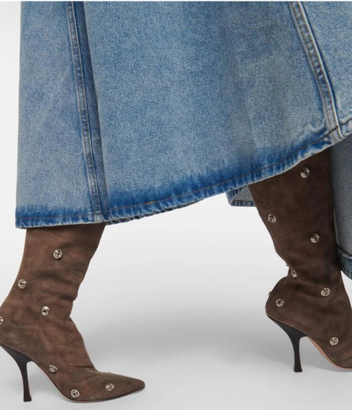 ‘Vulgar Behavior’ Knee Heel Boot