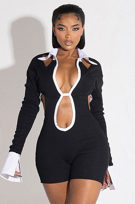 ‘Wednesday Addams’ Romper