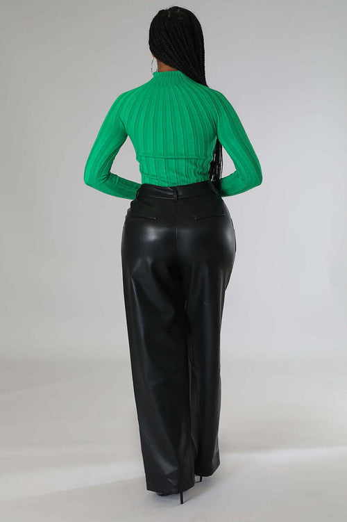 ‘Lenore’ Leather Pants