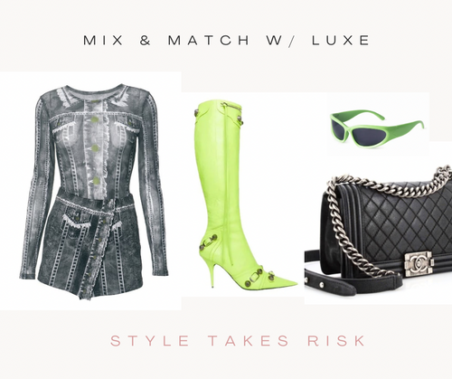 ‘Luxuria’ Knee Heel Boot