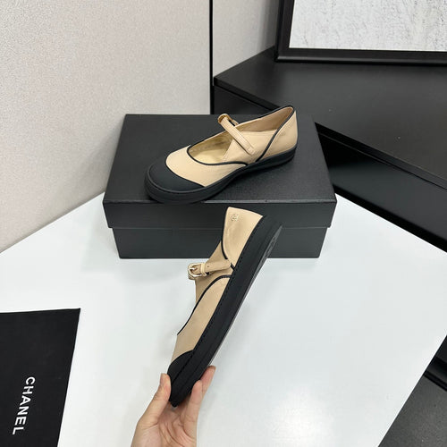 CHANEL Mary Jane Sneaker Ballet Flats