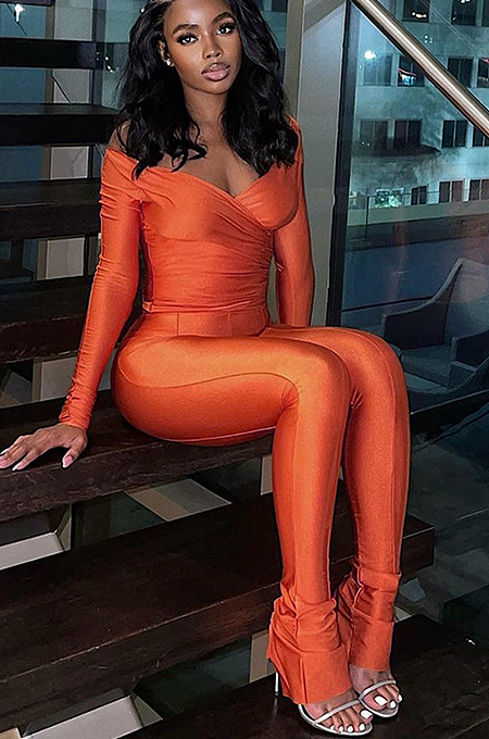 “Label Me Luxe” Pants Set