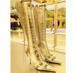 ‘Luxuria’ Knee Heel Boot