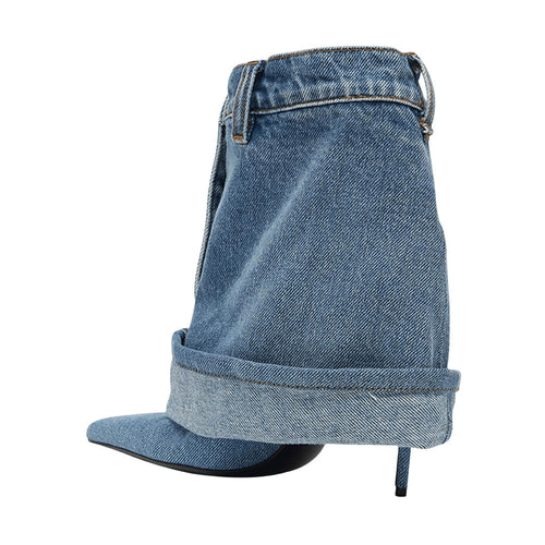 ‘Maribella Luxe’ Denim Ankle Heel