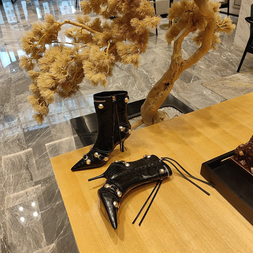 ‘Balenciaga’ Couture Boot Heel