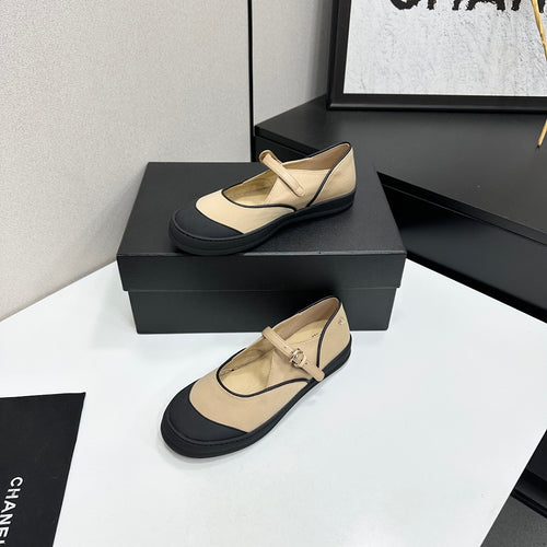 CHANEL Mary Jane Sneaker Ballet Flats