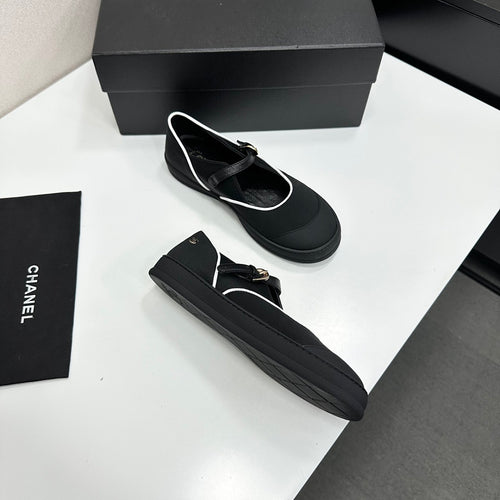CHANEL Mary Jane Sneaker Ballet Flats