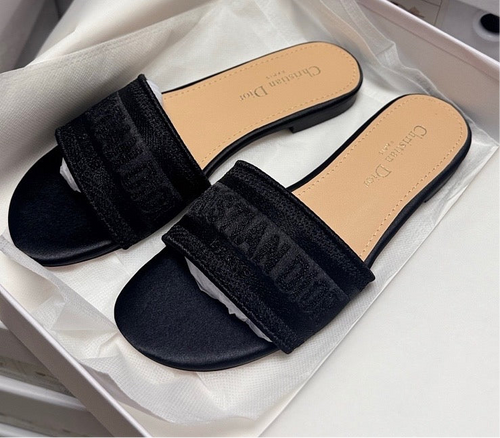Velvet Dior Slides