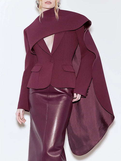 ‘Marinella’ Blazer with Shawl Collar