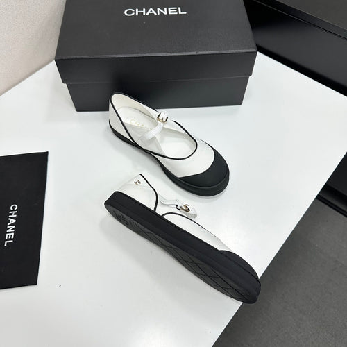 CHANEL Mary Jane Sneaker Ballet Flats