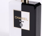 CHANEL Black & White Perfume Bottle Bag