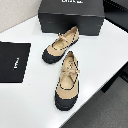 CHANEL Mary Jane Sneaker Ballet Flats