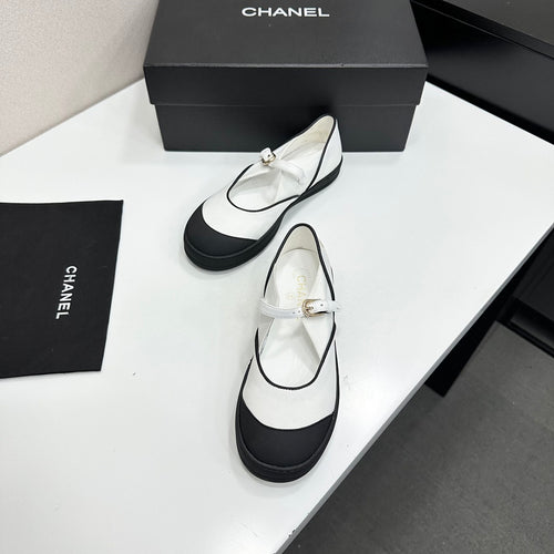 CHANEL Mary Jane Sneaker Ballet Flats