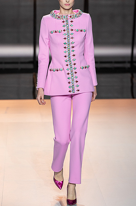 ‘Amer Couture’ Pearl-Embellished Pants Set