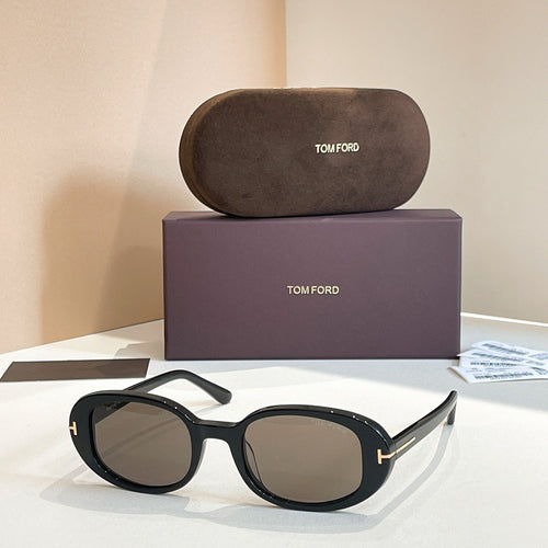 TOM FORD Oval Acetate Icon Sunglasses