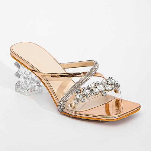 ‘Maisie Luxy’ Crystal Heels