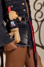 Teddy Playhouse Distressed Denim Shorts