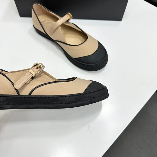 CHANEL Mary Jane Sneaker Ballet Flats