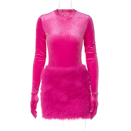‘Perfunctory Luxury’ Fur Skirt Set