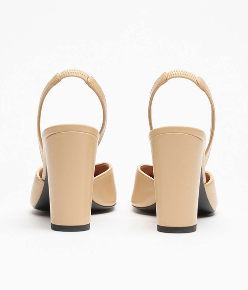 CHANEL “Sable Noir” Cap-Toe Slingback Pumps