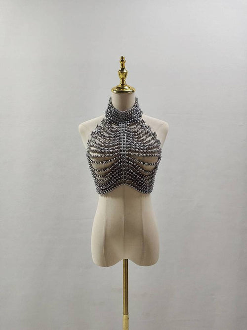 ‘Jade & Pearls’ Top