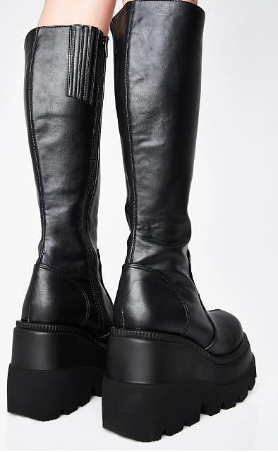 ‘The Grove’ Knee High Platform Boots