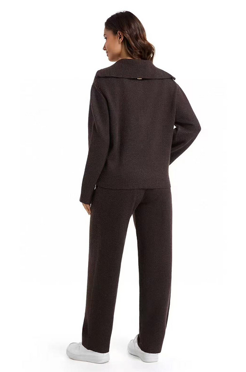 Schiaparelli Surrealist Zip-Neck Knit Lounge Set
