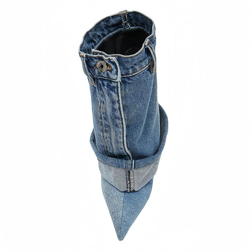 ‘Maribella Luxe’ Denim Ankle Heel